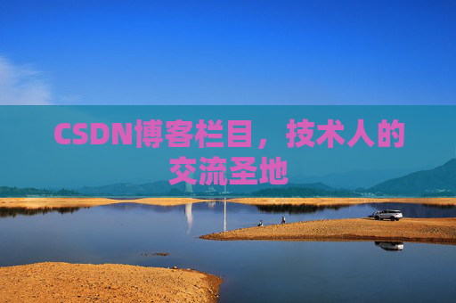 CSDN博客栏目，技术人的交流圣地